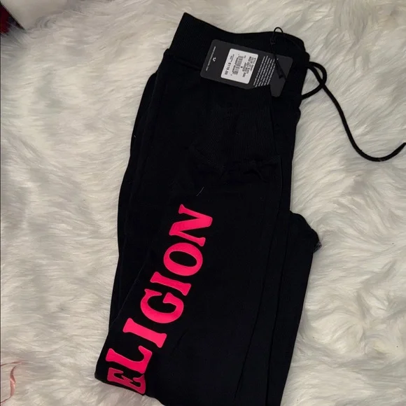 True Religion Black Zip-Up Sweatsuit Size Small Top & Bottom Brand New with Tags - Picture 6 of 6